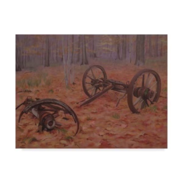 Rusty Frentner 'Ol Wagon' Canvas Art, 18x24, Trademark Fine Art, Mfr#: ALI33040-C1824GG